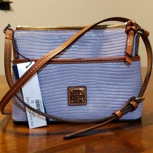 Donney & Bourke Lizard-Embossed Ginger Crossbody